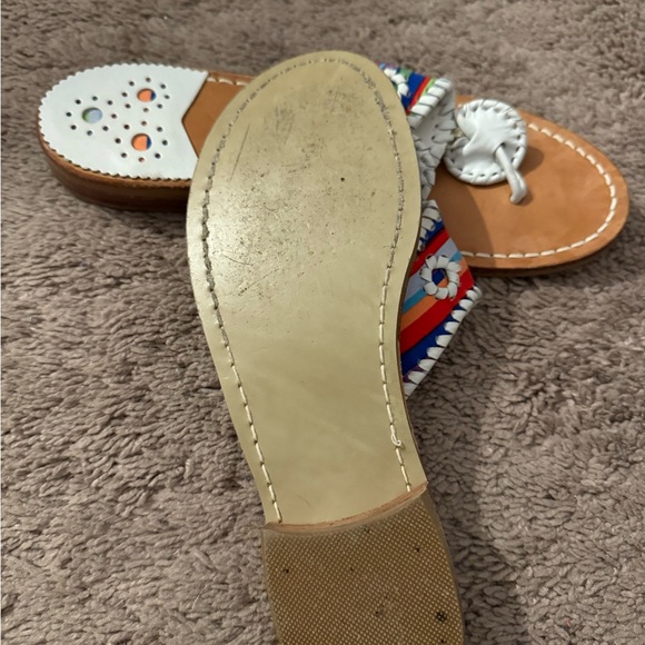 Jack Rogers leather Multi colored sandal Size 7 - Picture 3 of 3